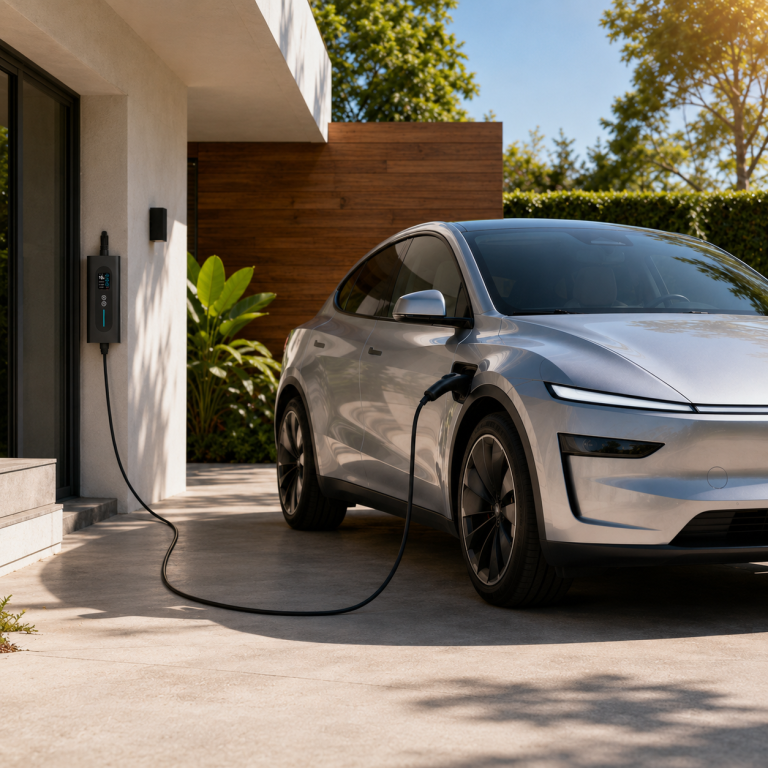 The Aposol Portable EV Charger is a versatile and convenient charging solution for electric vehicles. Designed for portability, it allows you to charge your vehicle at home or on the go—while at work, visiting friends, or during road trips.